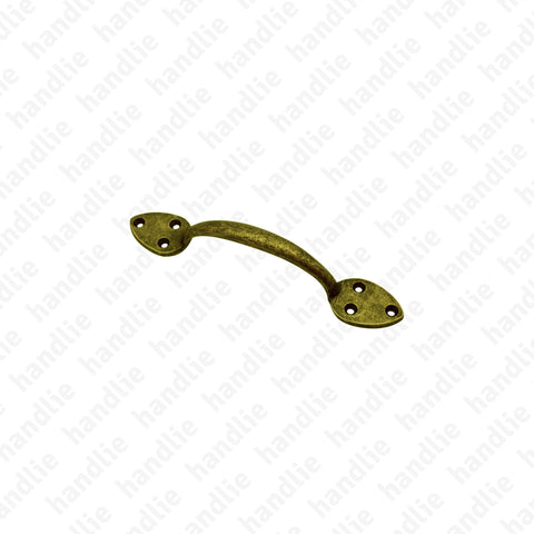 PM.7910 - Furniture pull handles - Brass and Matt Black