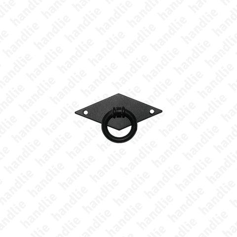 PM.8414.33 - Furniture ring pull handles - Matt Black