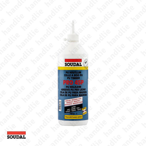 PRO.45.P - SOUDAL - Polyurethane adhesive for wood - Very fast cure - D4