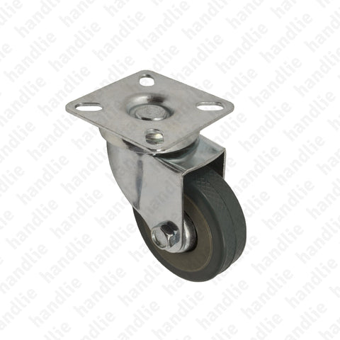 R.155 - Swivel castor - Ø50 / Ø75 - Grey