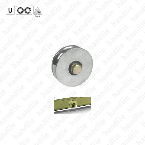 R.363 - U-Groove wheel / 2 bearings