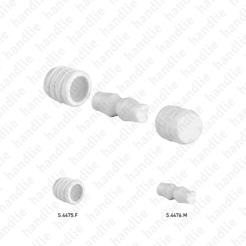 S.4475.F/S.4476.M - Concealed fixing system for furniture - "BONE"