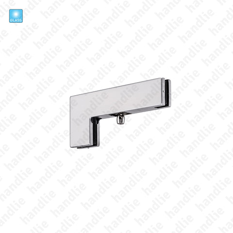 SIV.102.2 - Overpanel/ side panel patch with top pivot - Single or double action glass doors