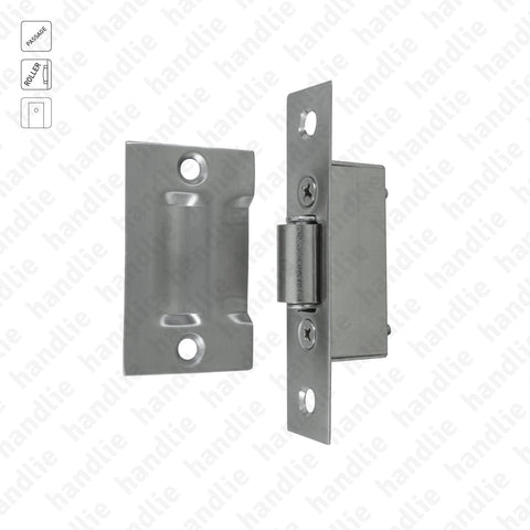 T.412.5.00 with roller - Passage latch with roller - Stainless Steel