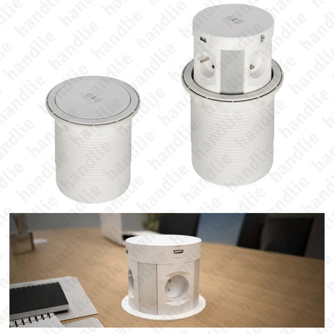 TE.502 - Vertical built-in power outlet - E Series