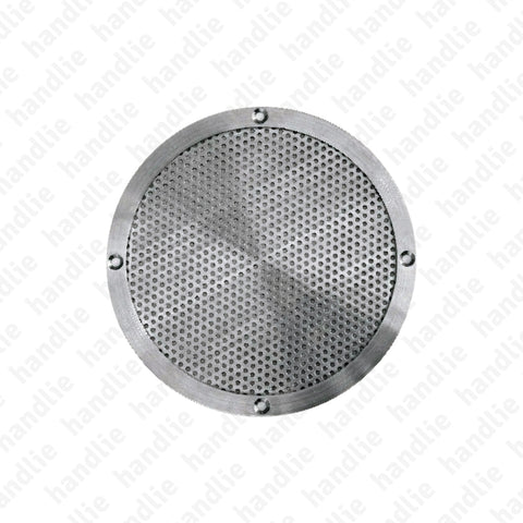 IN.23.028 - Round ventilation grill - Stainless Steel