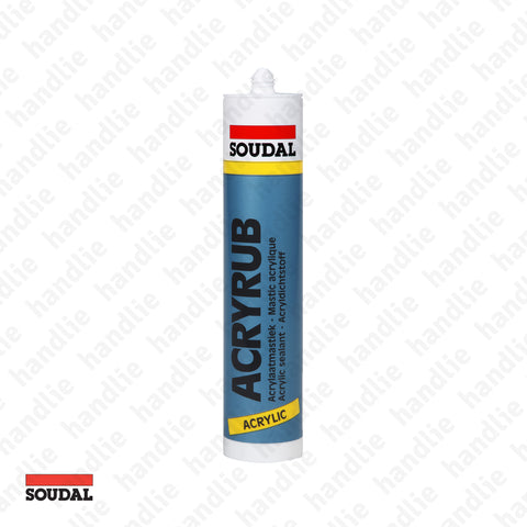 ACRYRUB N - SOUDAL - Paintable, plasto-elastic acrylic adhesive sealant