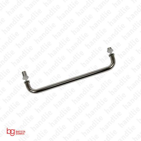 A.IN.8326 - Single pull handle for doors  - STAINLESS STEEL