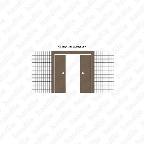 BKE.ACE.UNIAO - Connecting accessory for double leaf frames - BKE.10 and BKE.11