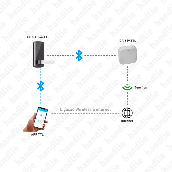 CA.669.TTL - Box / Gateway for internet connection of TTLock access controls
