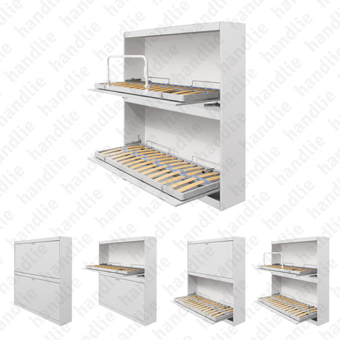 CM.15.1 - System for folding bed - Horizontal (Bunk bed option)
