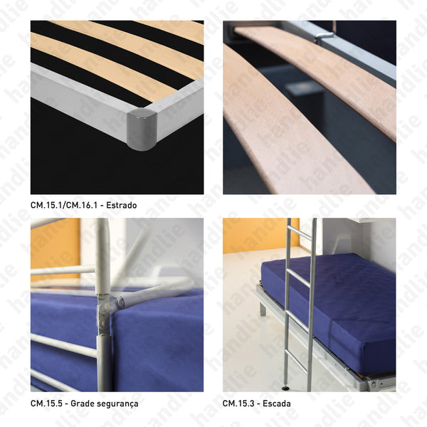 CM.15.1 - System for folding bed - Horizontal (Bunk bed option)