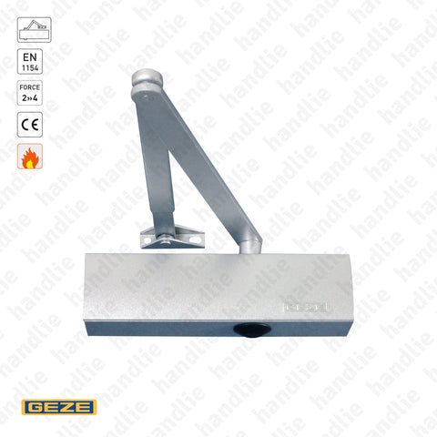 M.TS.2000NV - Overhead door closer with link arm - Force 2»4 / 80Kg / 1100mm | GEZE