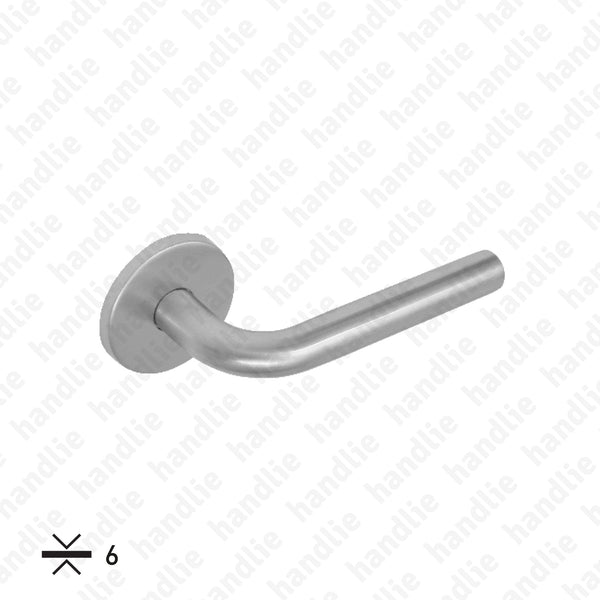 P.IN.8162.06 - Lever handle pair Ø16 | Rose 6mm