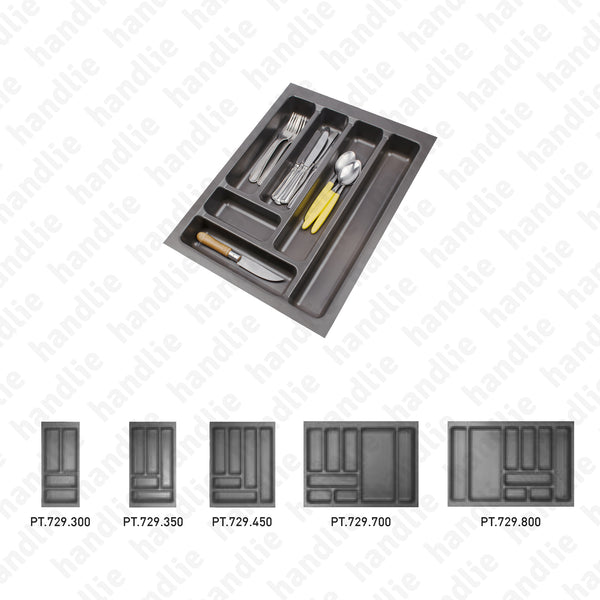 PT.729 - Cutlery tray with different dimensions - Polypropylene
