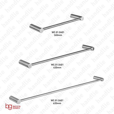 WC.01.0401 BASIC Series - Towel Rail - Stainless Steel