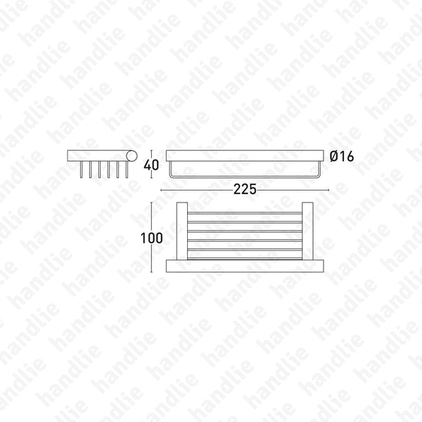 WC.03.0201 SEMPA Series - Soap dish for bathtub