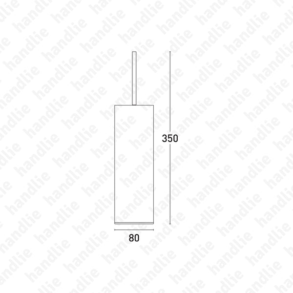 WC.9001 KADAPUL Series - Toilet brush and holder