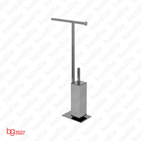 WC.9105 - Toillet tower rail with roll holder and brush holder