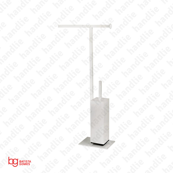 WC.9105 - Toillet tower rail with roll holder and brush holder