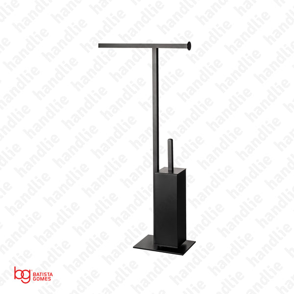 WC.9105 - Toillet tower rail with roll holder and brush holder