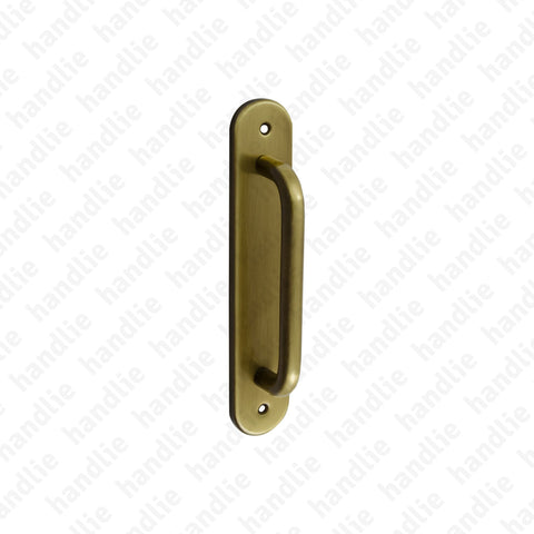 A.5336 - Single pull handle for doors - Brass