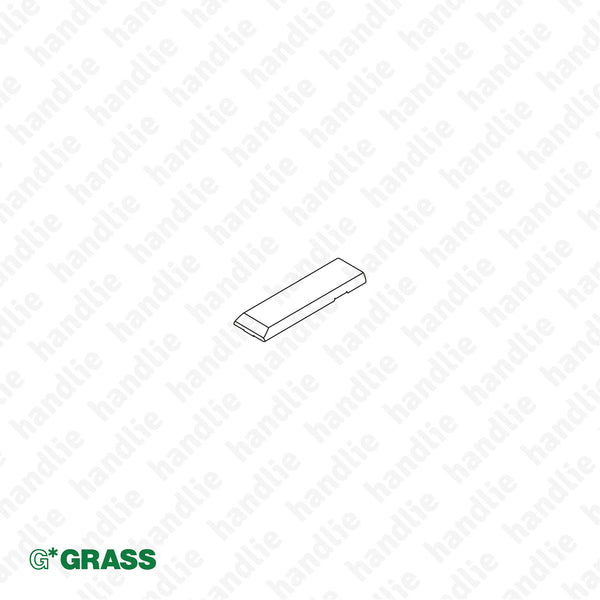 ACE.GRA.F072.135.500 - Cover cap for "TIOMOS" hinge arm - Full Overlay - Nickel | GRASS