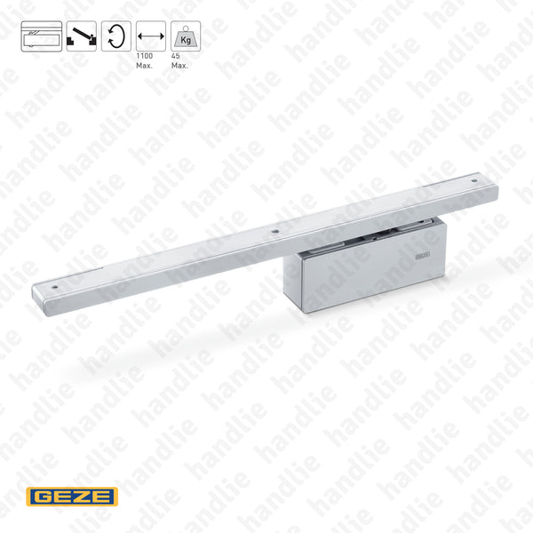 MG.184106 - GEZE ActiveStop - Bidirectional door damper with guide - 45Kg | GEZE