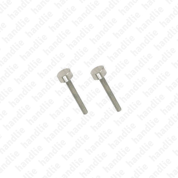 ASMO - Concealed screw kit - Single pull handle / Wooden doors / Aluminium doors fixing