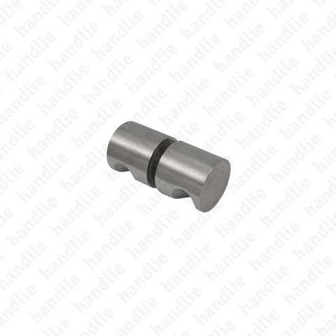 ASM.830 - Double fixed knob for glass doors - Stainless Steel