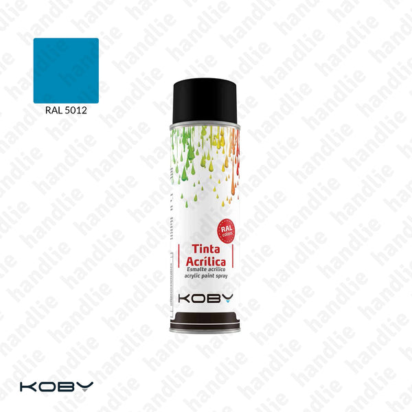 ACRYLIC SPRAY PAINTS - Light Blue RAL 5012