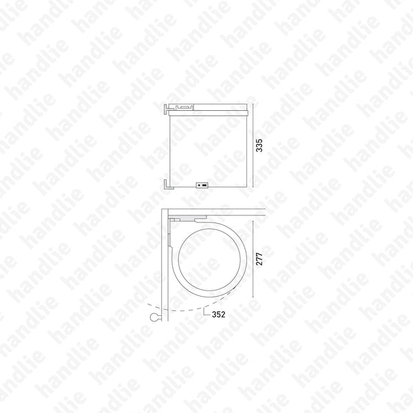 BL.270 - Bin for kitchen furniture