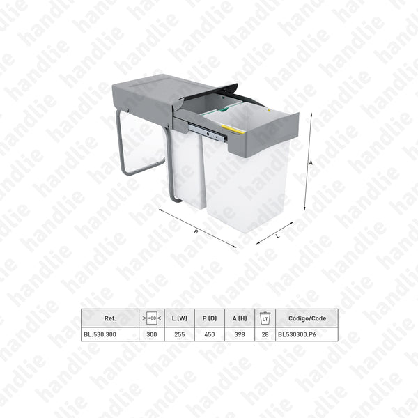 BL.530 - Pull-out bin