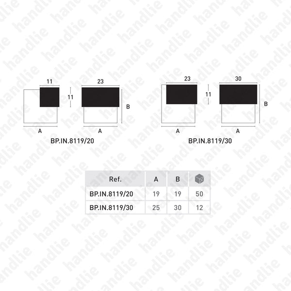 BP.IN.8119 - Door stop - Stainless Steel