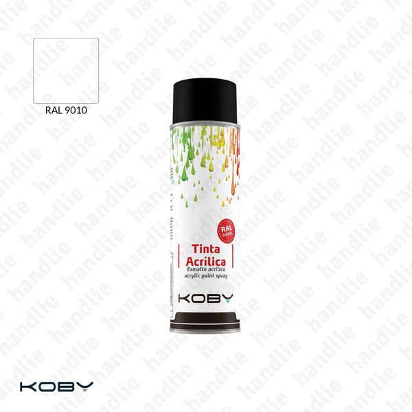 ACRYLIC SPRAY PAINTS - Matt White RAL 9010M