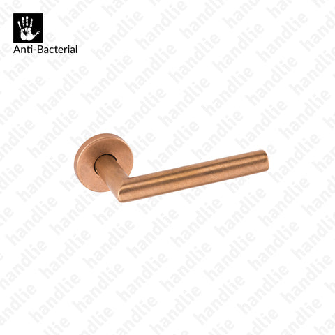BZ.00.030.RB08M - Times Lever Handle - Anti-Bacterial - Bronze