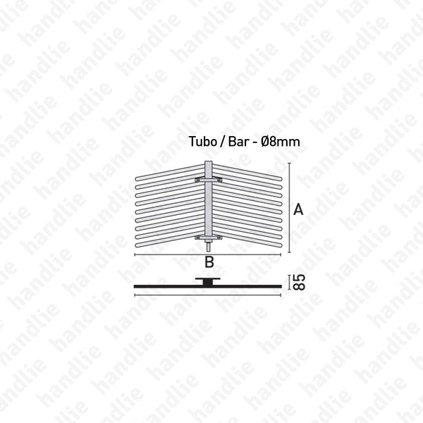 CAB.174028 - Pull-out upper double trouser rack