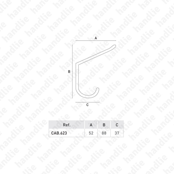 CAB.623 - Hook - Aluminium