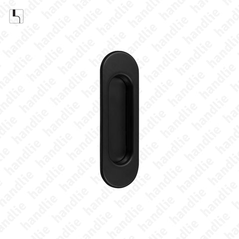 CE.8245 - Oval flush handle - 125x40 - Matt Black