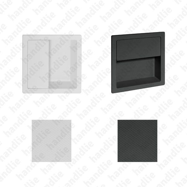 CE.8258 | UDINE - Flush handle for furniture 98x98