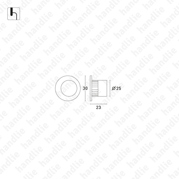 CE.8883/CE.IN.8883 - Finger pull Ø30
