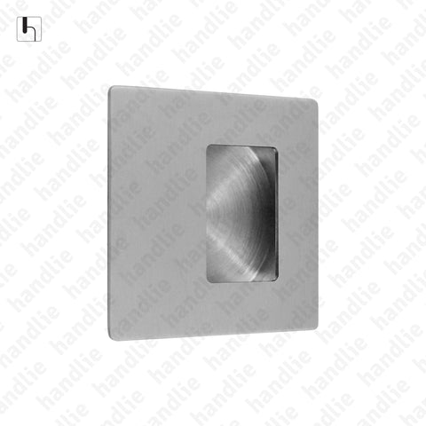 CE.IN.8224 - Flush handle - 70mm and 110mm Square - Stainless Steel