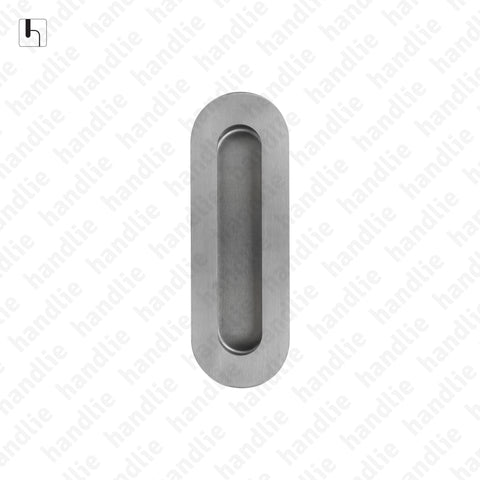 CE.IN.8244 - Oval flush handle 170x60 - STAINLESS STEEL