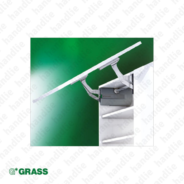 CM.S35 - KINVARO Lid Stay - Lift mechanism with reinforced and adjustable spring - damper - 3D Adjustment | GRASS