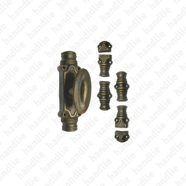CRM.202 - Surface espagnolette bolt - BRASS