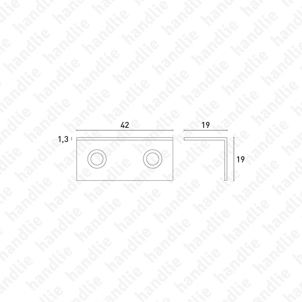 CT.39.4F - Corner bracket - Steel