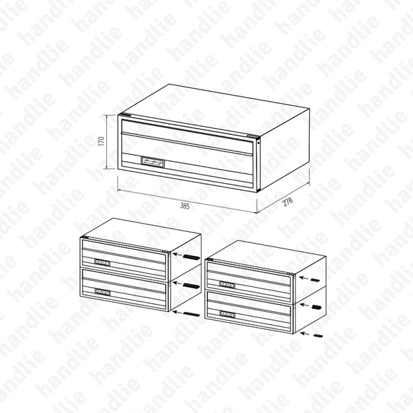 CX.4600 - Mailbox - Aluminium