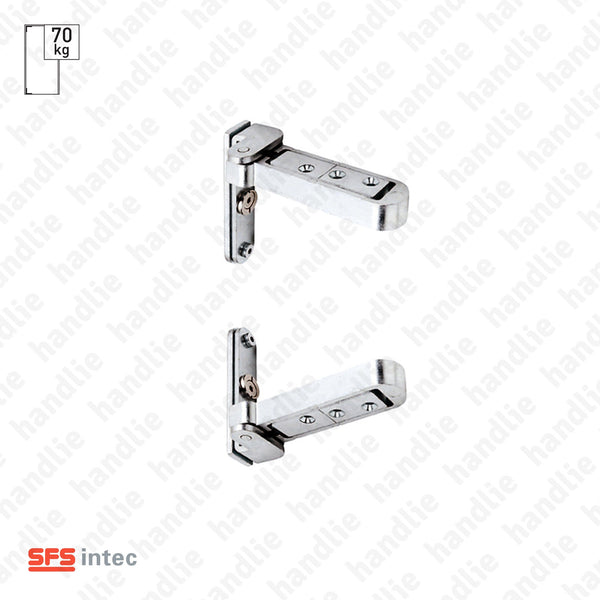 D.1969 - 2 D Adjustable, reversible and concealed pivot