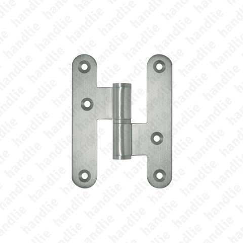 D.8323.AR - Hinge with round leaves - Stainless Steel