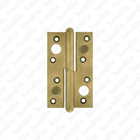 DS.408 - Security hinge 125x74 - BRASS